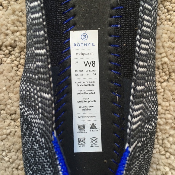 Rothy’s Retired Rare Granite Heather Ballet Flats - Picture 5 of 12